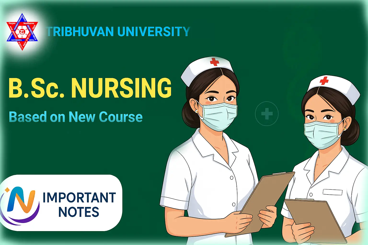 A B Sc Nursing student studying the curriculum in Nepal.