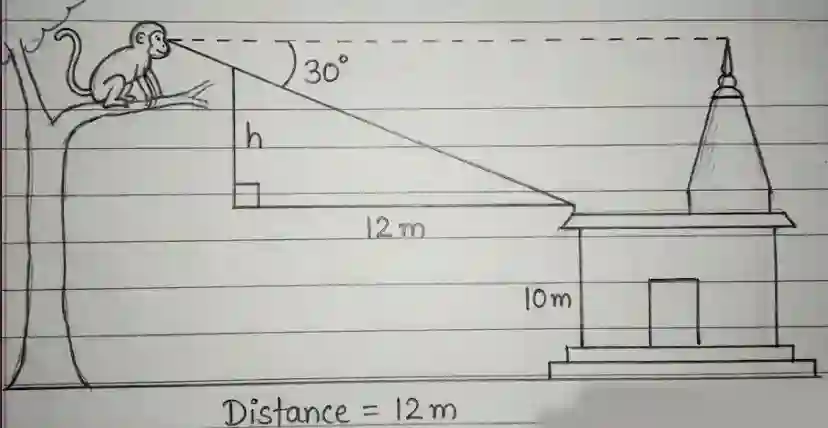 Angle of Depression Diagram