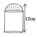 Cylinder and hemisphere combined solid