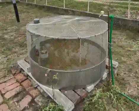 Evaporation Pan at Meteorological Station