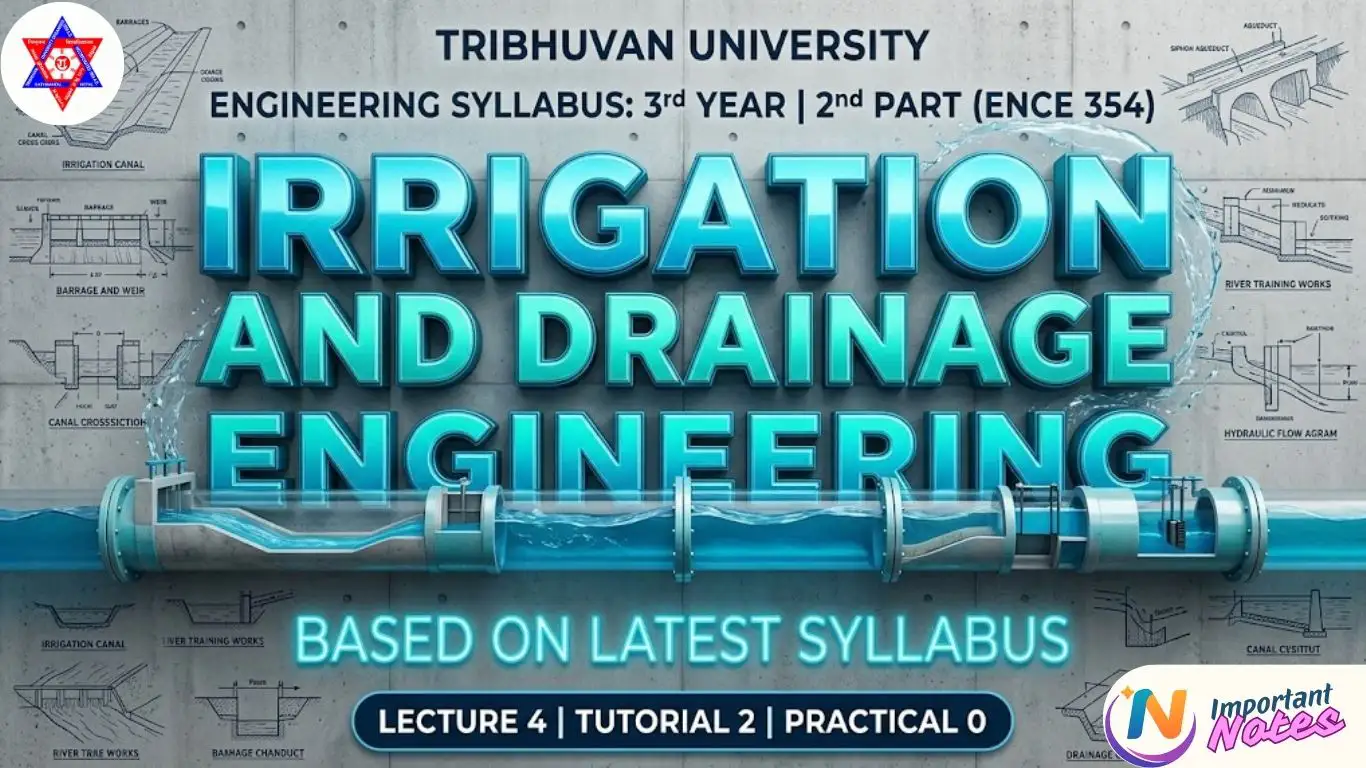 Introduction to Irrigation Notes