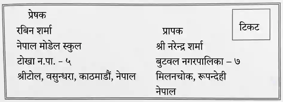 खामको नमुना Nepali Abhivyakti Lekhan